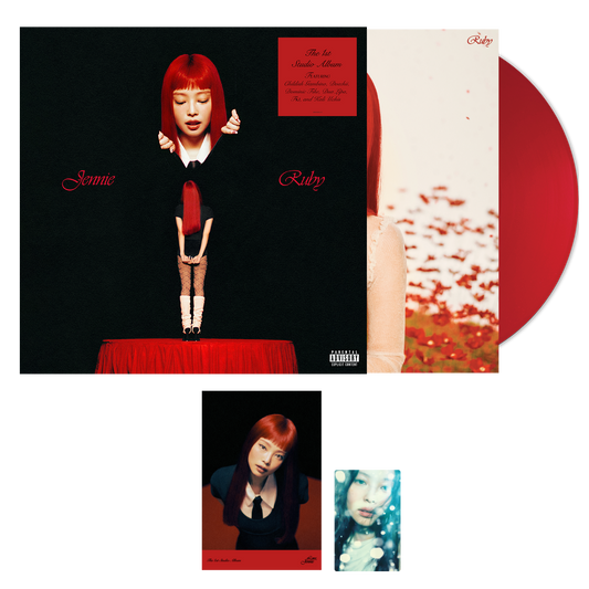 Front image of Jennie - Ruby: Apple red Vinyl LP + insert