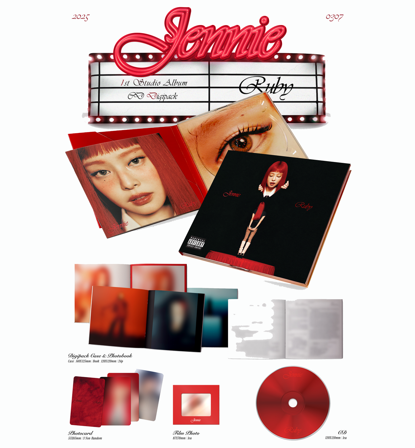 Ruby Digipack CD - JENNIE Only Audio