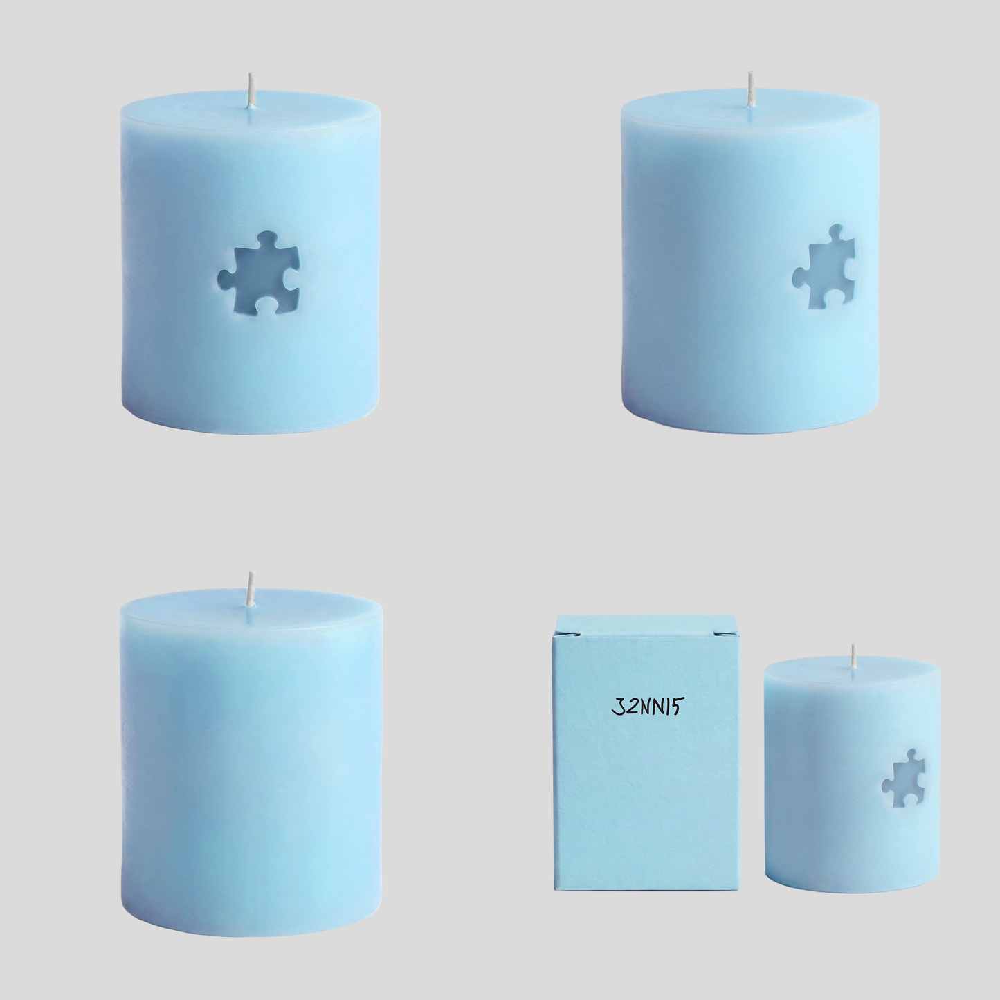 J2NNI5 Scented Blue Candle